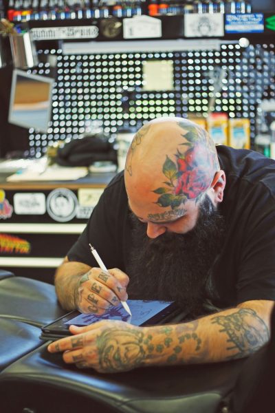 Dale, tattoo artist at East Main Ink, Bozeman, MT